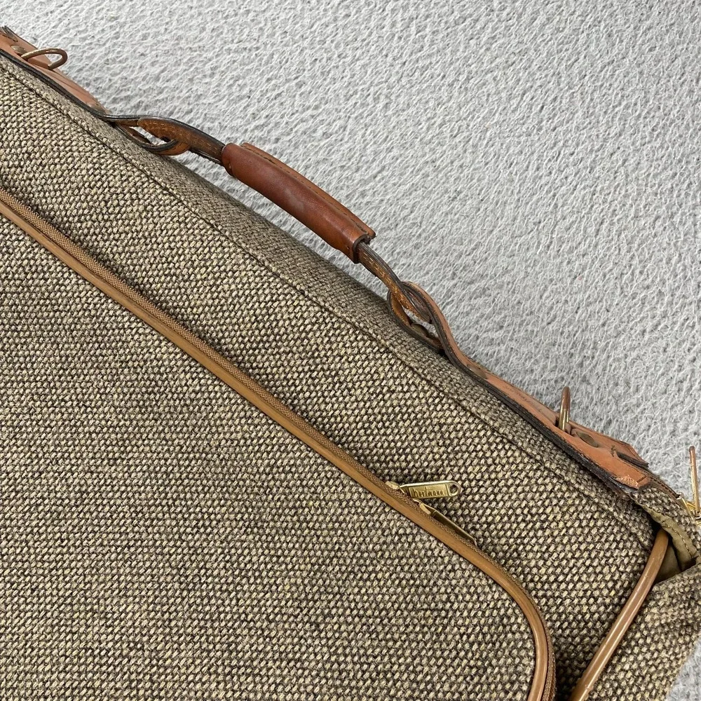 Vintage Hartmann Tweed Wool‎ Garment Bag Bi-Fold Travel Luggage 23